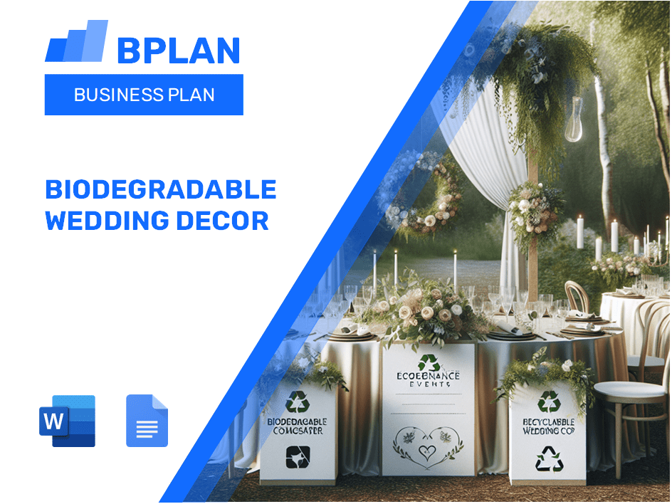 Comprehensive Wedding Decor Business Plan: Launch a Flourishing Floral Venture