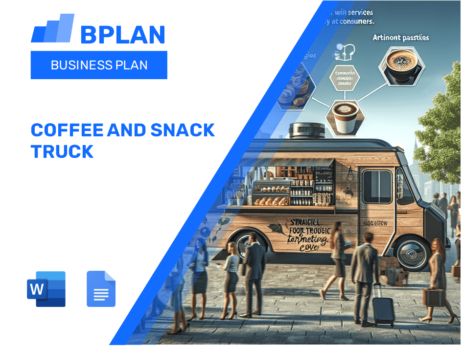 Coffee And Snack Truck Business Plan Template