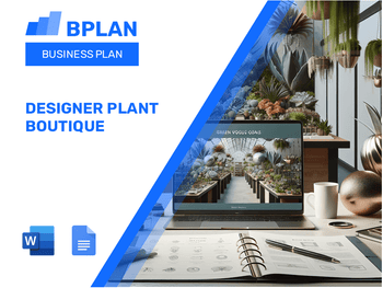 Designer Plant Boutique Business Plan