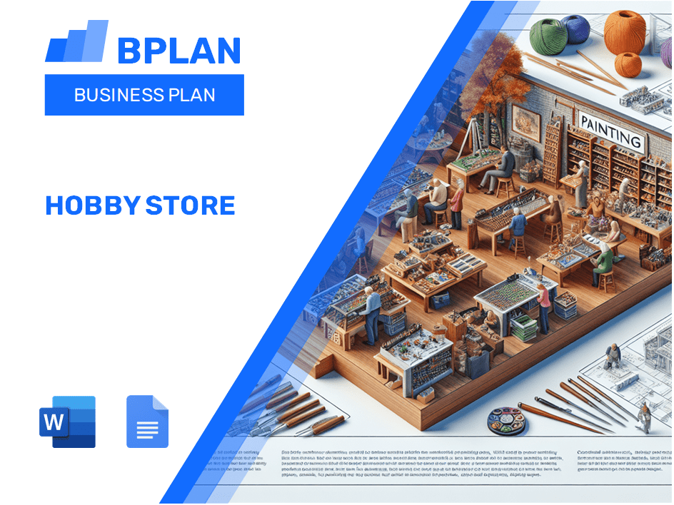 Hobby Store Business Plan Template BPlan AI