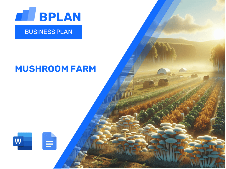 Mushroom Farm Business Plan Template BPlan AI