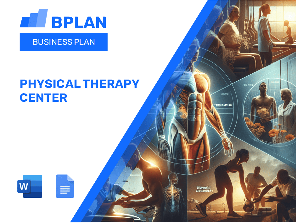 Physical Therapy Business Plan Template BPlan AI