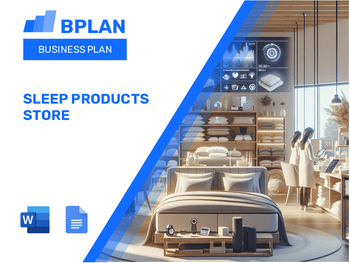 Sleep Products Store Business Plan