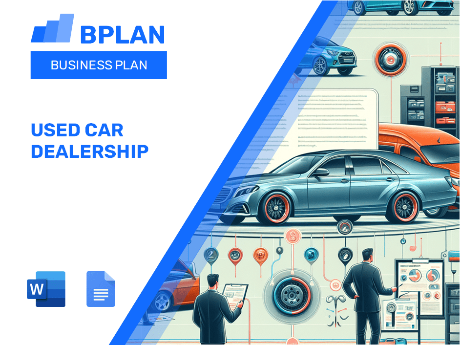 Used Car Dealership Business Plan Template (2024)