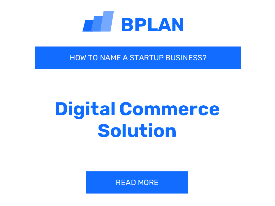 How to Name a Digital Commerce Solution Business?