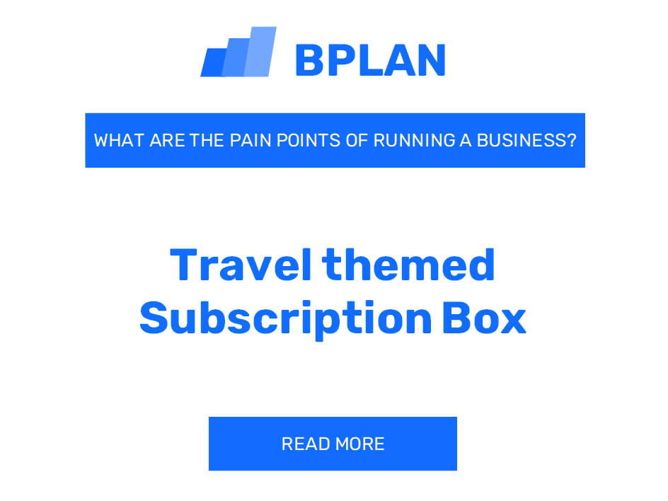 What are the Pain Points of Running a Travel-Themed Subscription Box Business?