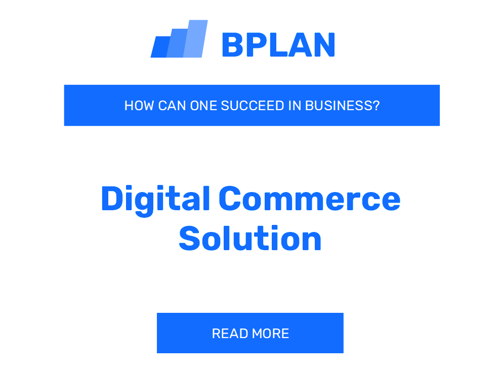 How Can One Succeed in Digital Commerce Solutions Business?