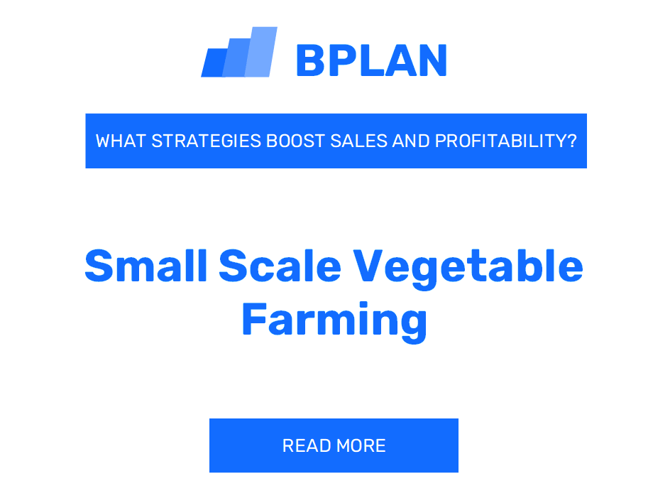 How Can Strategies Boost Sales and Profitability of Small-Scale Vegetable Farming Business?