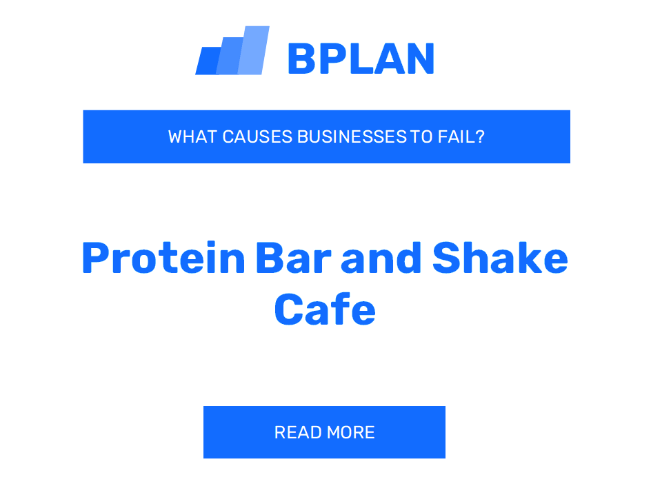 What Causes Protein Bar and Shake Cafe Businesses to Fail?