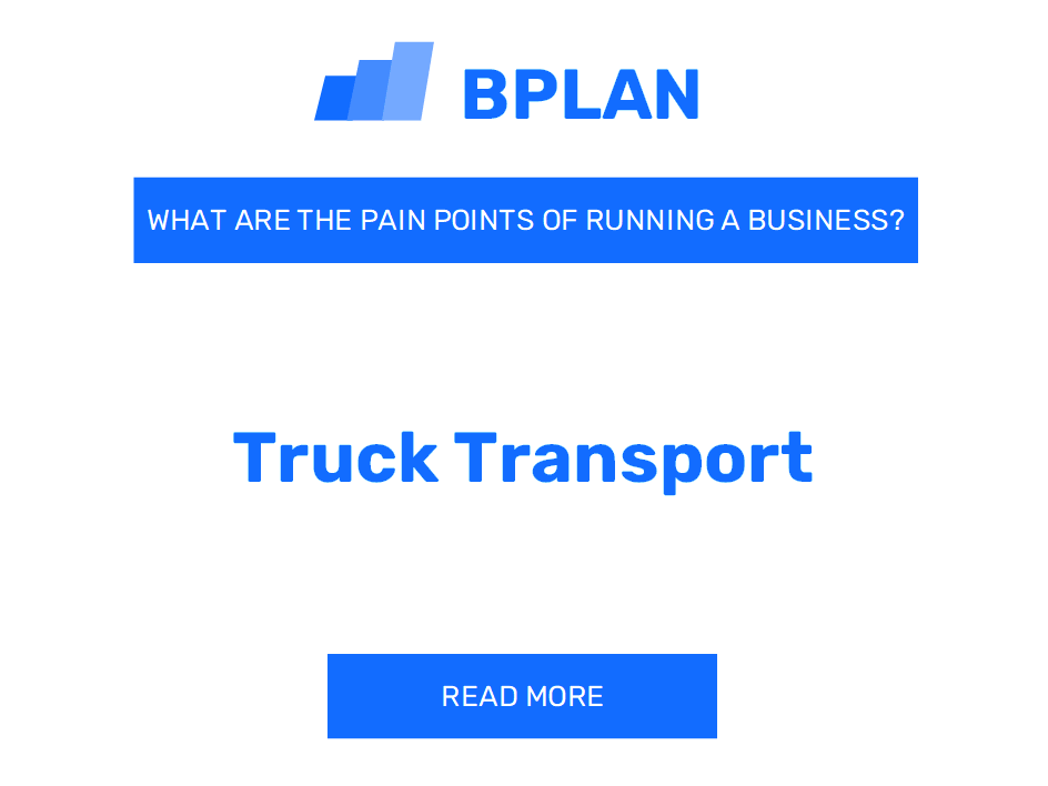 What Are the Pain Points of Running a Truck Transport Business?