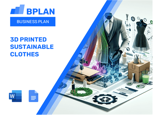 3D Printed Sustainable Clothes Business Plan