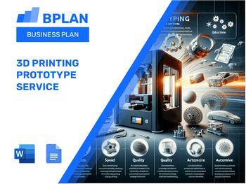 3D Printing Prototype Service Business Plan