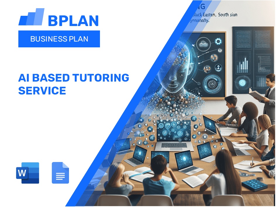 Tutorial Service Business AI-Based Tutoring Service Business Plan