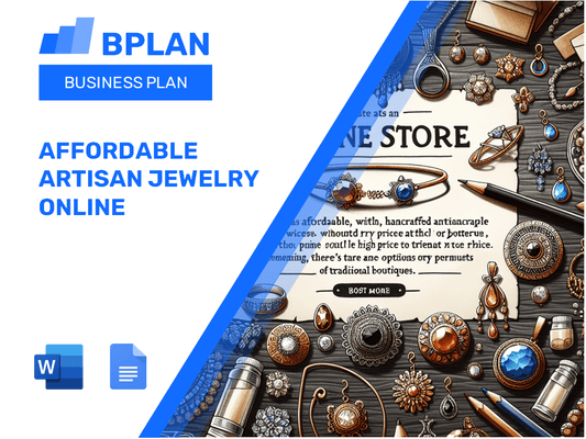 Affordable Artisan Jewelry Online Business Plan