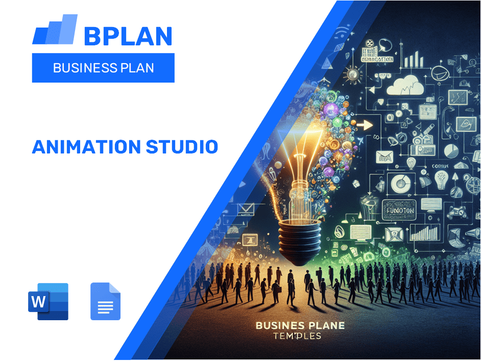 Animation Studio Business Plan Template