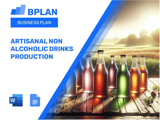 Artisanal Non Alcoholic Drinks Production Business Plan