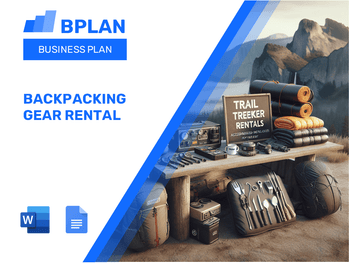 Backpacking Gear Rental Business Plan
