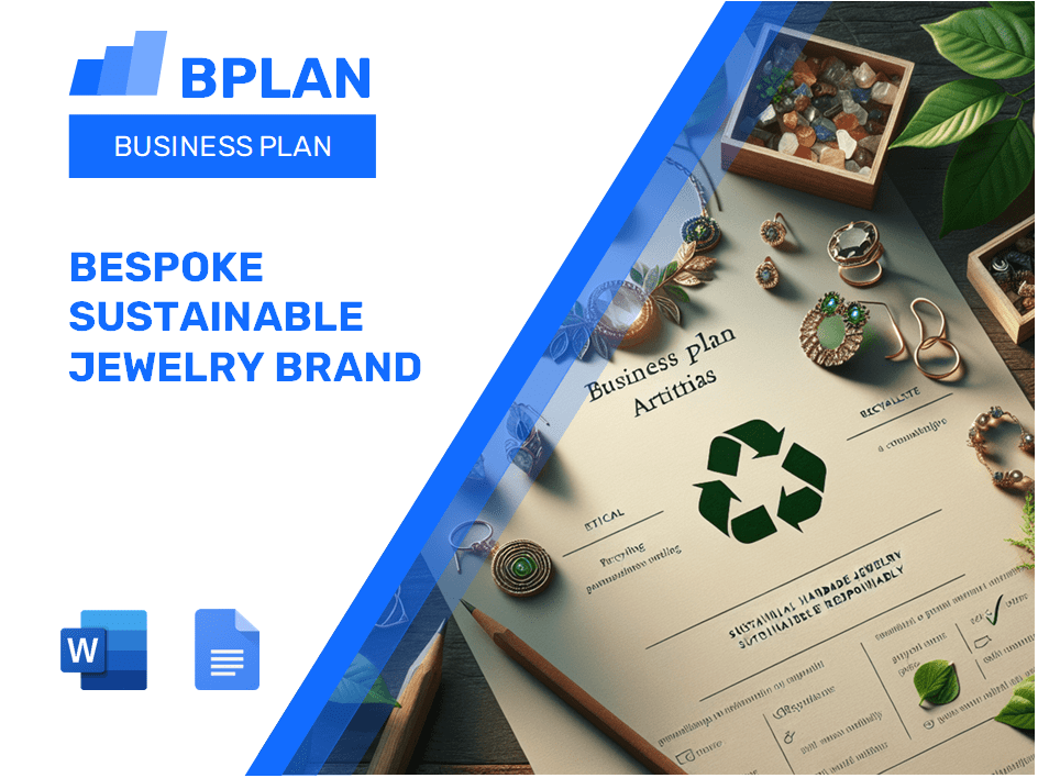 Bespoke Sustainable Jewelry Brand Business Plan
