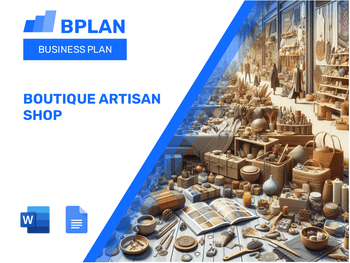 Boutique Artisan Shop Business Plan