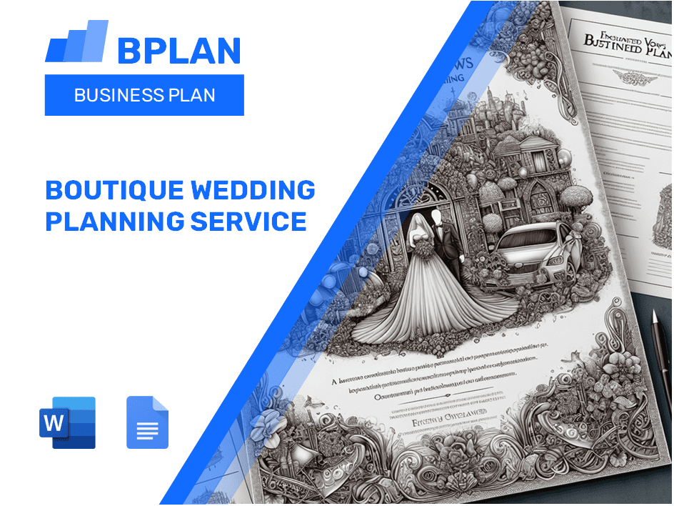 Boutique Wedding Planning Service Business Plan