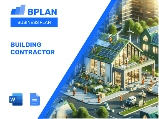 Building Contractor Business Plan