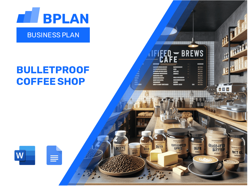 Bulletproof Coffee Shop Business Plan