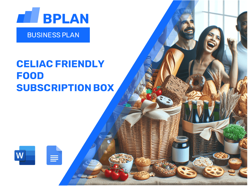 Celiac Friendly Food Subscription Box Business Plan