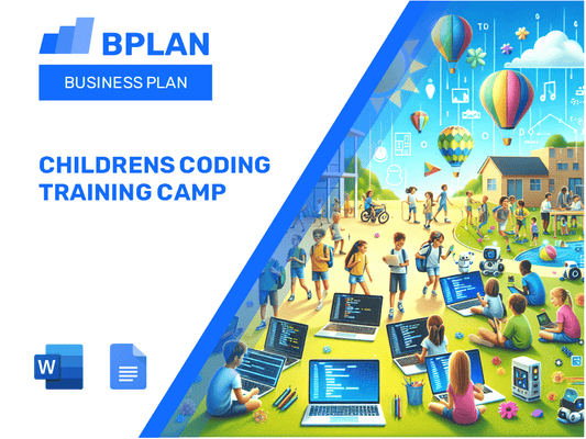 Childrens Coding Training Camp Business Plan