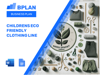 Childrens Eco Friendly Clothing Line Business Plan