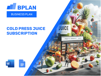 Cold Press Juice Subscription Business Plan