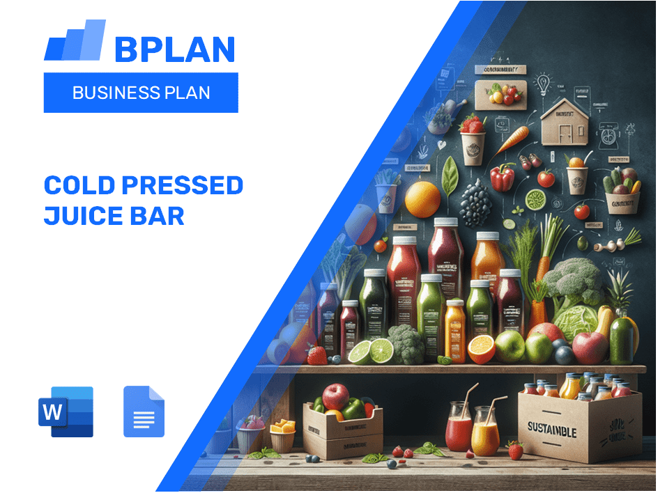 Cold Pressed Juice Bar Business Plan