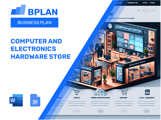 Computer And Electronics Hardware Store Business Plan