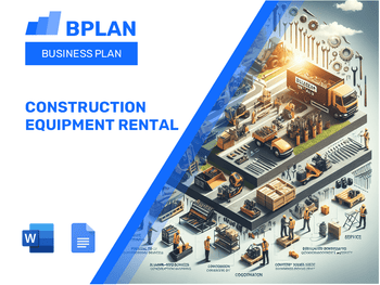 Construction Equipment Rental Business Plan