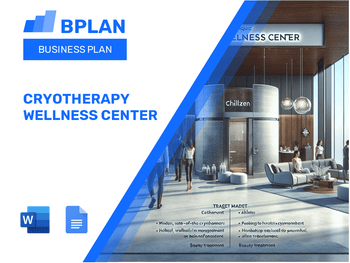 Cryotherapy Wellness Center Business Plan