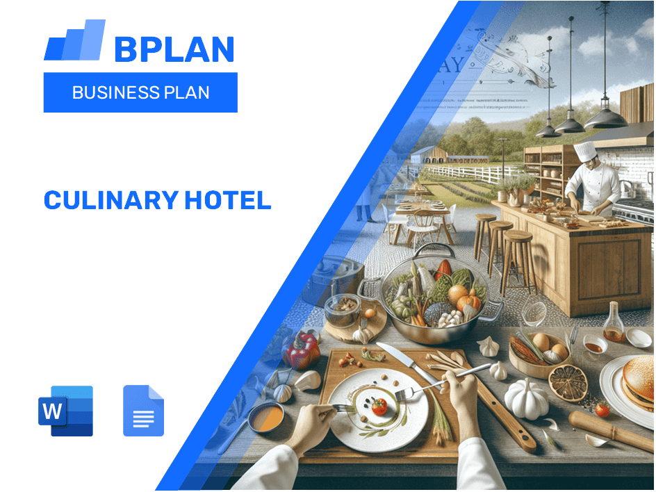 Culinary Hotel Business Plan