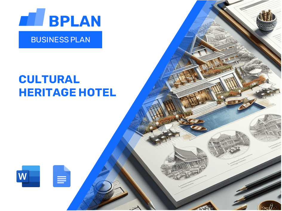 Cultural Heritage Hotel Business Plan