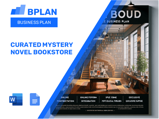Curated Mystery Novel Bookstore Business Plan