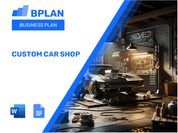 Custom Car Shop Business Plan