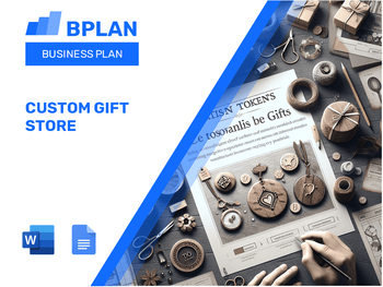 Custom Gift Store Business Plan