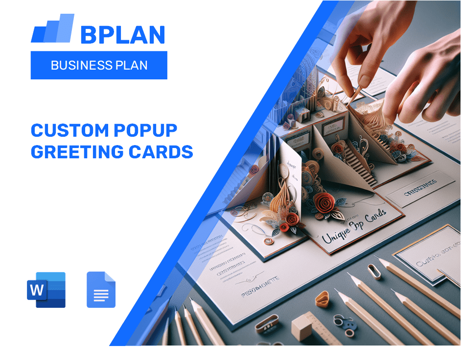 Custom Popup Greeting Cards Business Plan