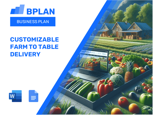 Customizable Farm To Table Delivery Business Plan