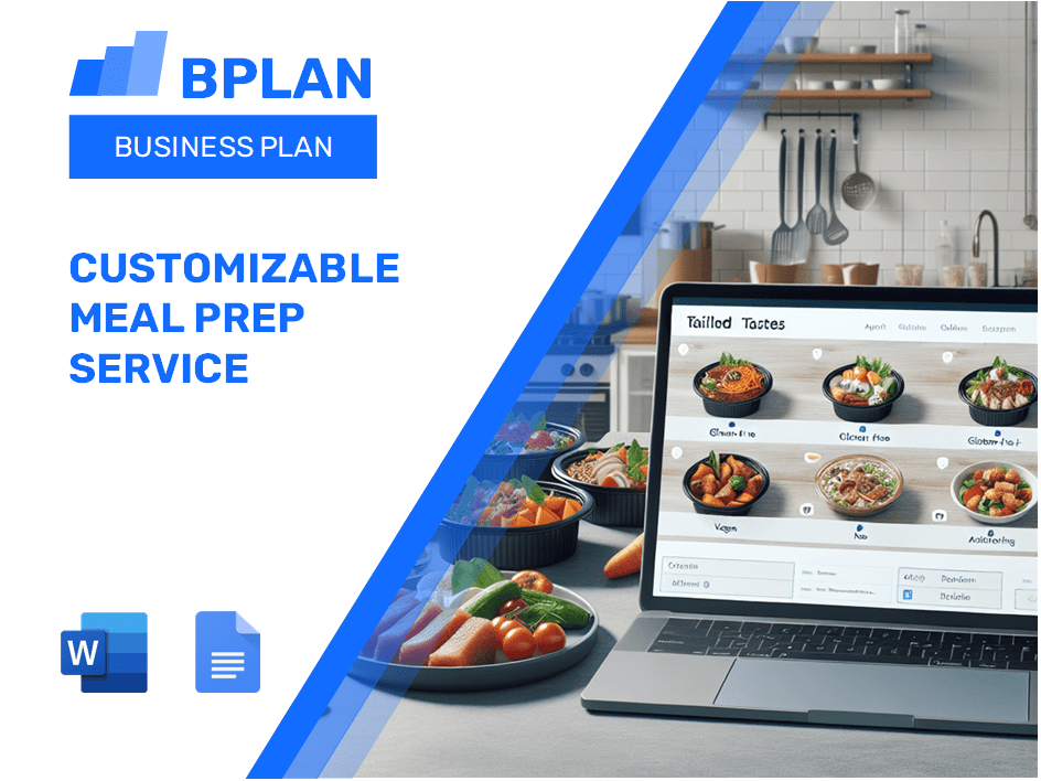 Meal Prep Service Business Plan Template (2024) BPlan AI