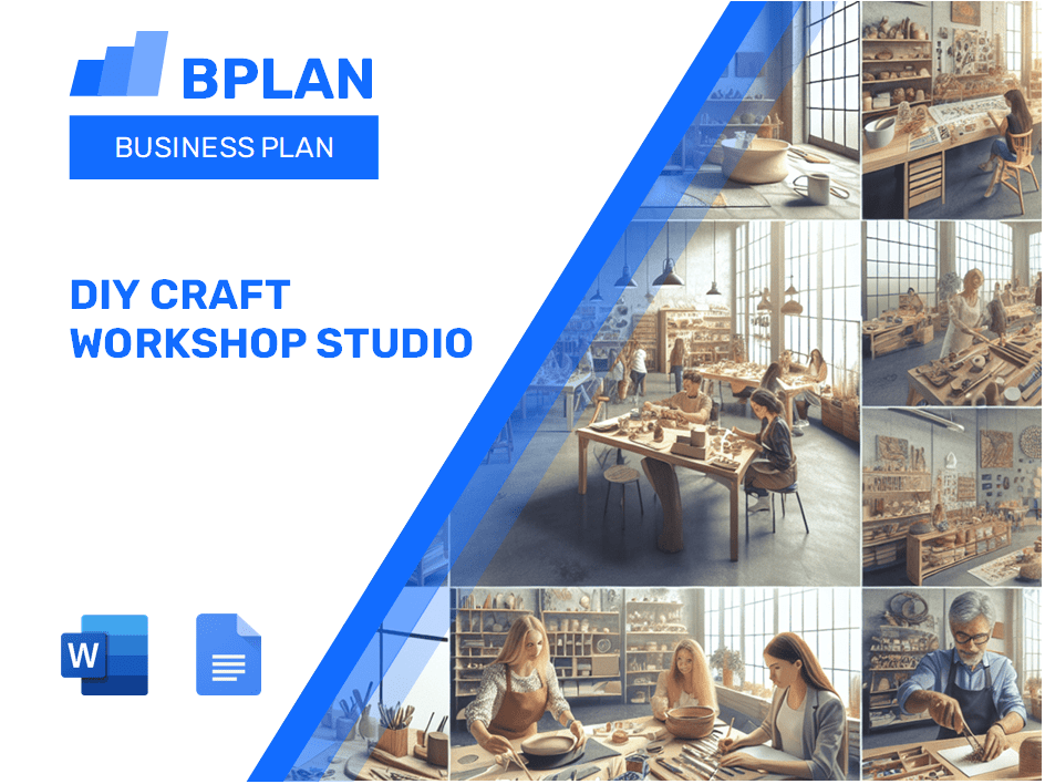 DIY Craft Workshop Studio Business Plan