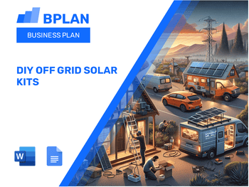 DIY Off Grid Solar Kits Business Plan