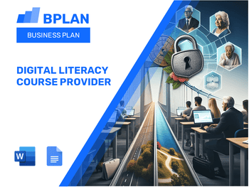 Digital Literacy Course Provider Business Plan