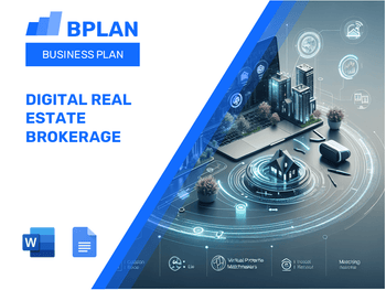 Digital Real Estate Brokerage Business Plan