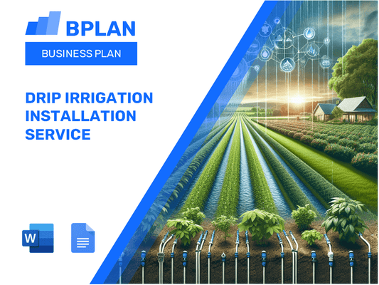 Drip Irrigation Installation Service Business Plan