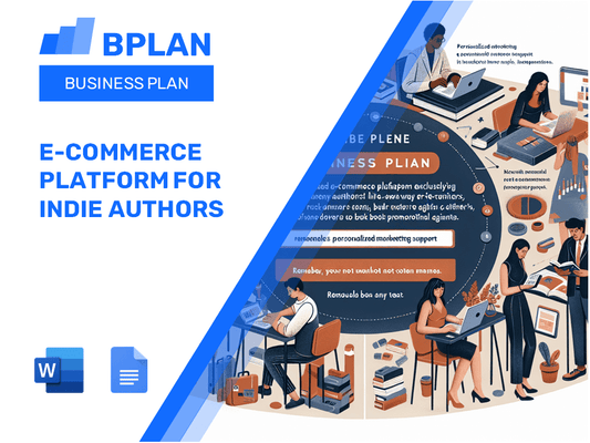 E-Commerce Platform For Indie Authors Business Plan