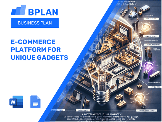 E-Commerce Platform for Unique Gadgets Business Plan