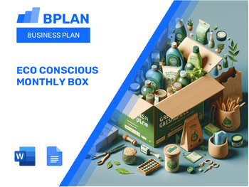 Eco Conscious Monthly Box Business Plan
